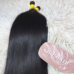 Bulk Hair Extensions Natural Straight #1