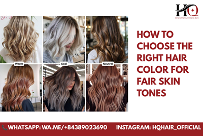 How to Choose the Right Hair Color for Fair Skin Tones