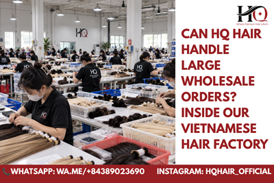 Can HQ Hair Handle Large Wholesale Orders? Inside Our Vietnamese Hair Factory
