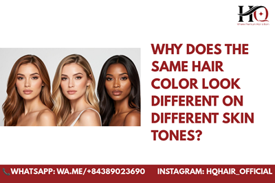 Why Does the Same Hair Color Look Different on Different Skin Tones?