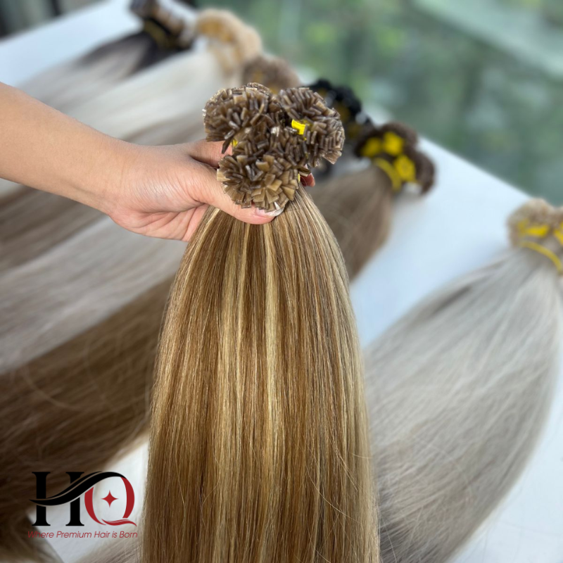K-Tip Extensions Natural Straight #Ombre 4Q-18C