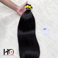 Bulk Hair Extensions Natural Straight #1B