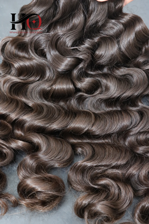 Weft Hair Extension Burmese Curly Raw Hair #2